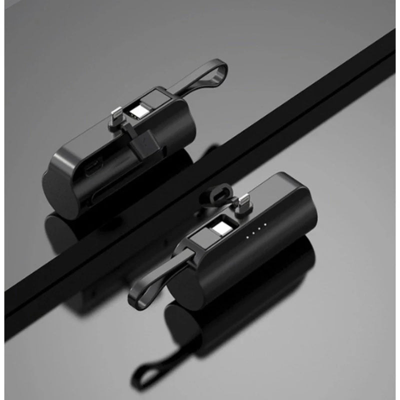 Mini Carregador Portátil 2 em 1