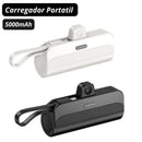 Mini Carregador Portátil 2 em 1