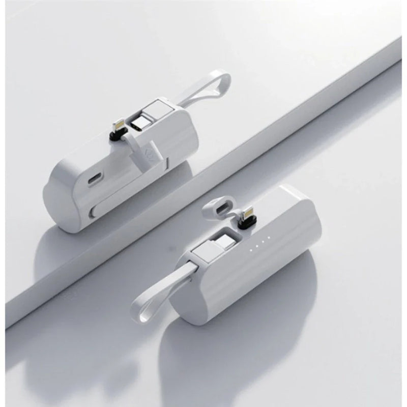 Mini Carregador Portátil 2 em 1