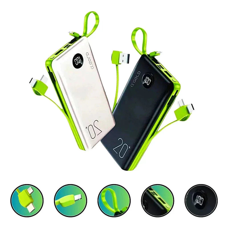 Carregador Portátil Bateria Power Bank 20000mah MING